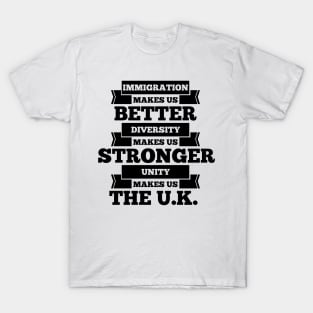 Immigration UK United Kingdom T-Shirt